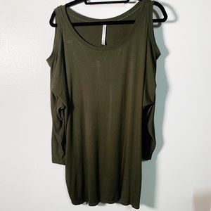 FORGOTTEN GRACE Olive Cold Top